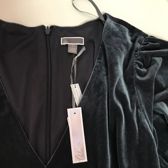 Chelsea28 Velvet Culotte Jumpsuit - Picture 7 of 8